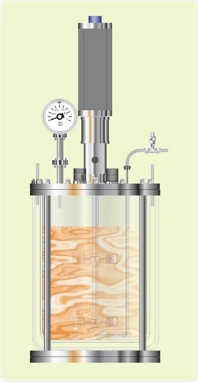 Typical benchtop bioreactor