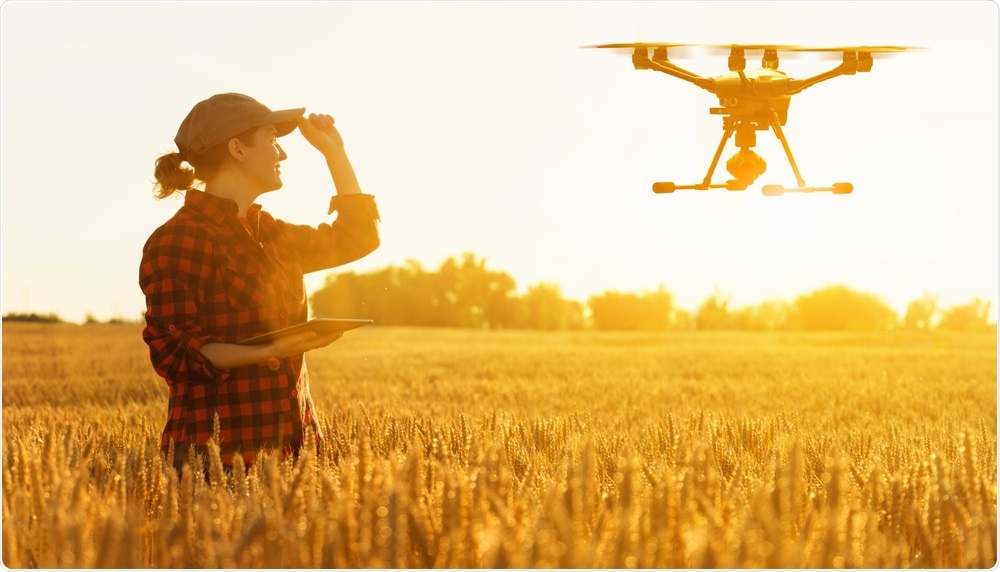 Woman with Drone