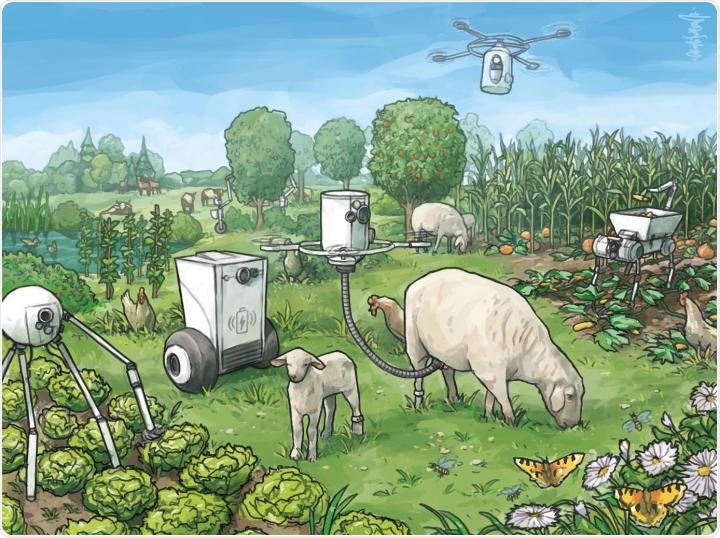 Utopian farm robots