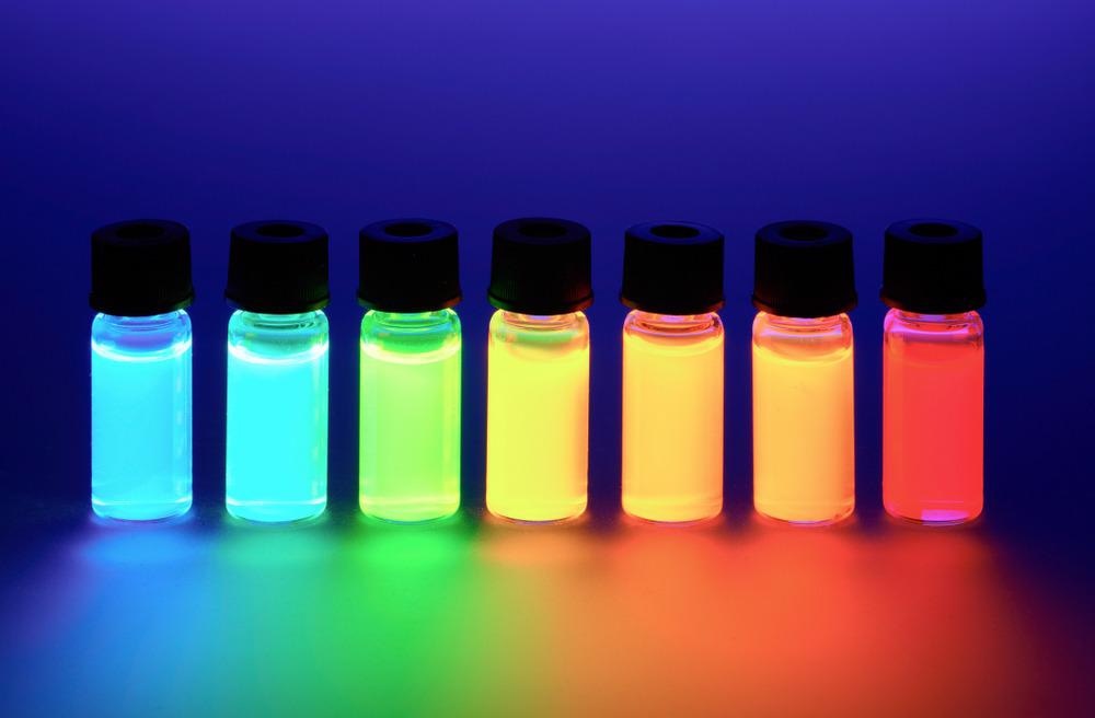 Fluorescence tubes under UV-light