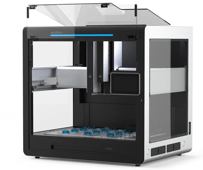 The Opentrons Flex, a new lab automation platform that is highly modular and able to automate a variety of different life science workflows