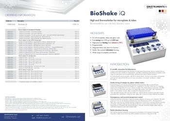 BioShake Q1