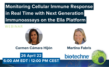 Monitoring Cellular Immune Response in Real Time with Next Generation Immunoassays on the Ella Platform